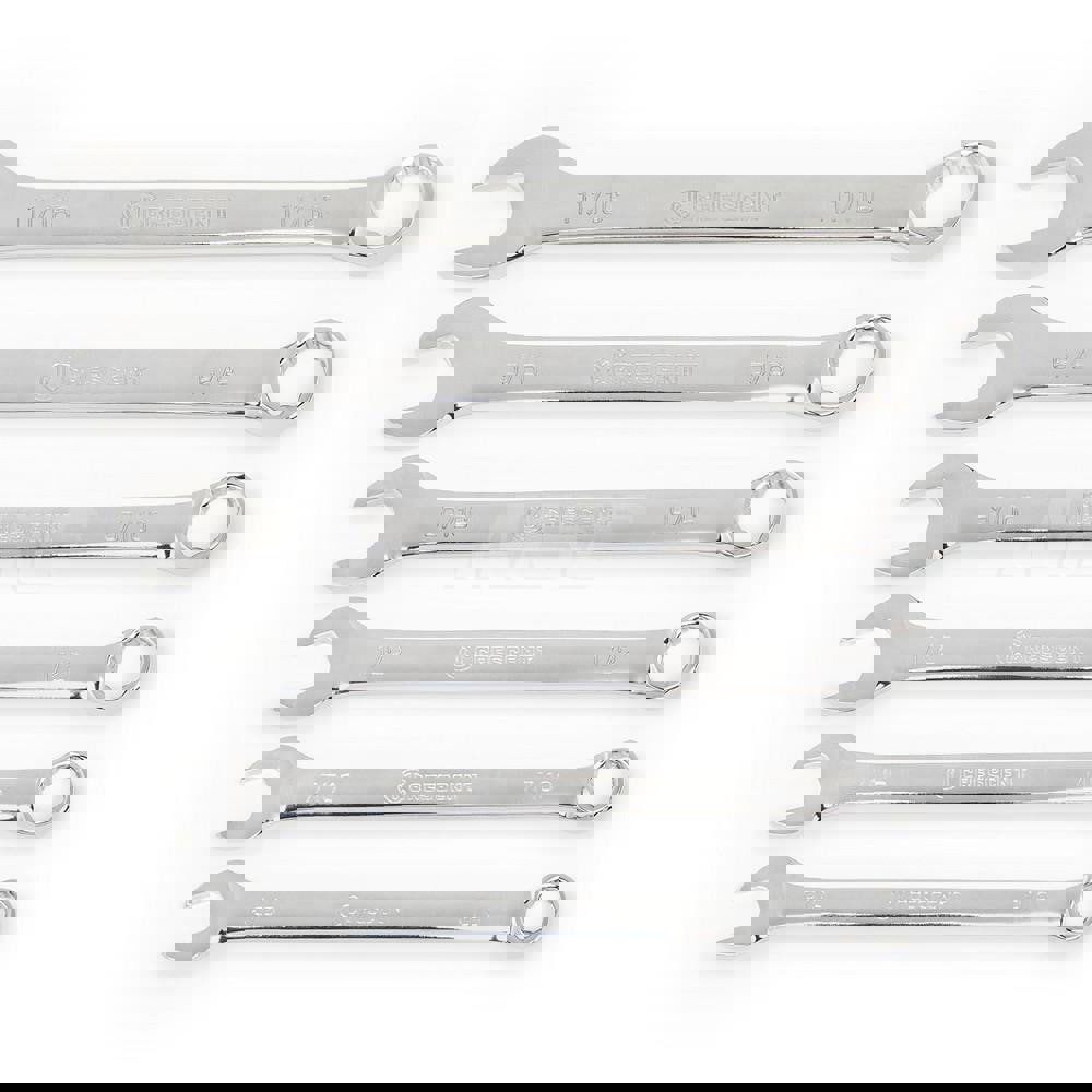 Wrench Set: 6 Pc, Inch